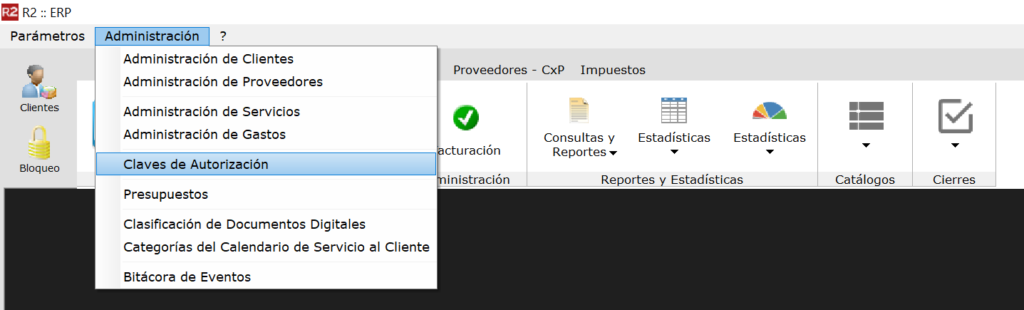 ClavesAutorizacionMenu