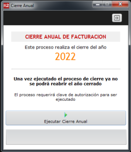 Ventana de Cierre