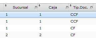 Columnas con filtros