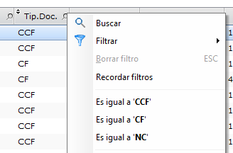 Filtro directo